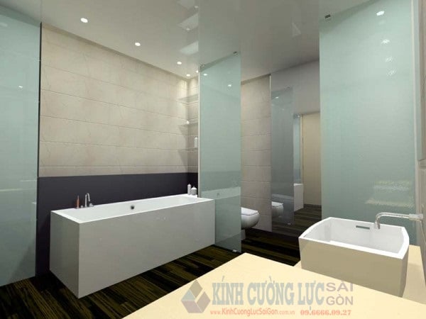 kính ốp tường 3d
