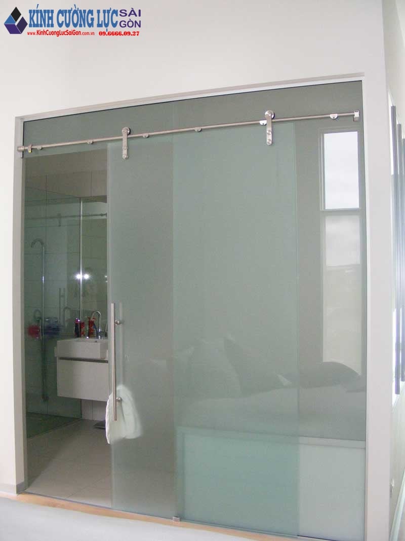 Phòng tắm kính mở 2 chiều