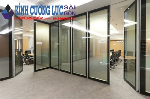 Sản phẩm vách kính cường lực đẹp 