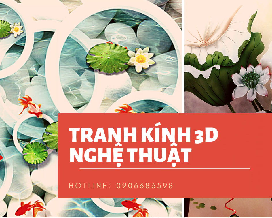 Tranh kính 3d nghệ thuật đang được ưa chuộng hiện nay